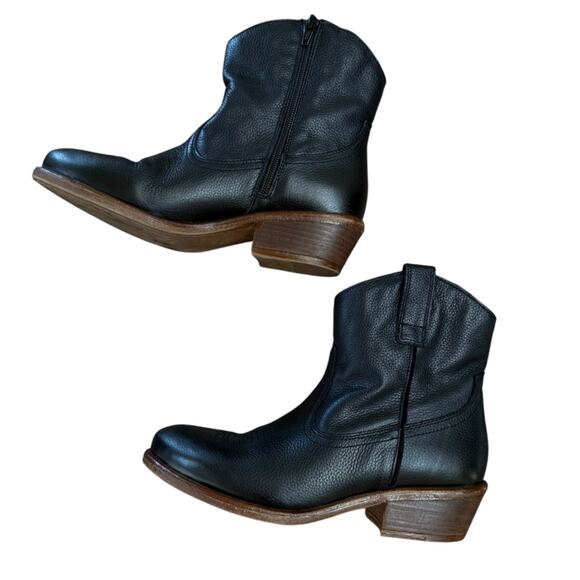 Miz Mooz Carlitos Cowboy Boots in Black – Sz EU38/US 7.5-8 - Picture 13 of 15